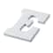 9" White MDF Whimsy Letter by Make Market®